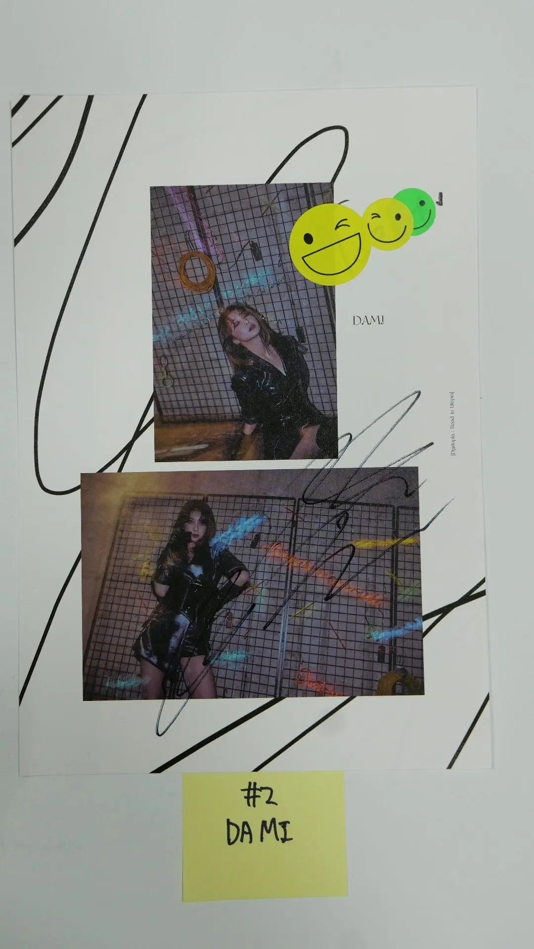Dreamcatcher [Dystopia: Road to Utopia]  - A Cut Page From Fansign Event Albums - HALLYUSUPERSTORE