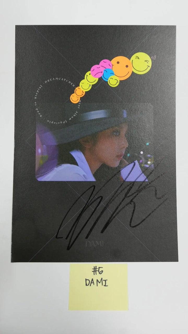 Dreamcatcher [Dystopia: Road to Utopia]  - A Cut Page From Fansign Event Albums - HALLYUSUPERSTORE