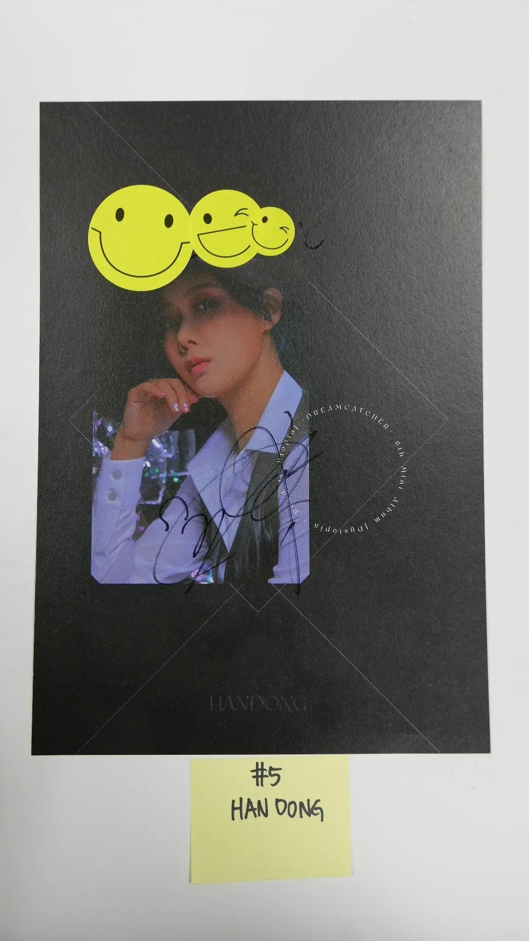 Dreamcatcher [Dystopia: Road to Utopia]  - A Cut Page From Fansign Event Albums - HALLYUSUPERSTORE