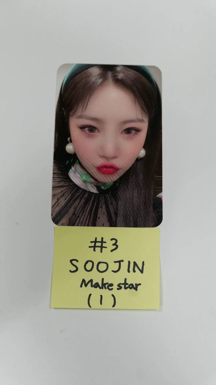 (g) I-DLE "I Burn" - Makestar Fansign Event Photocard (Ver. 