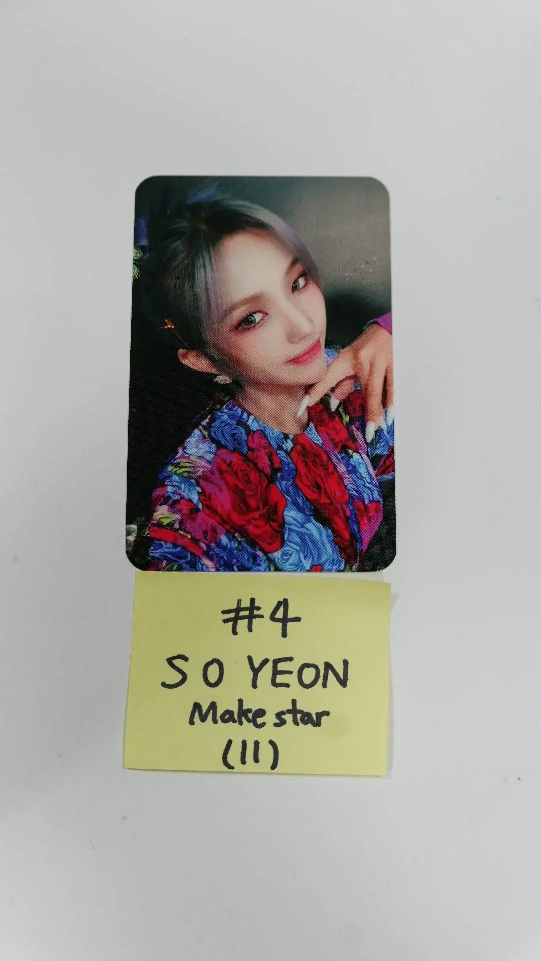 (g) I-DLE "I Burn" - Makestar Fansign Event Photocard (Ver. 
