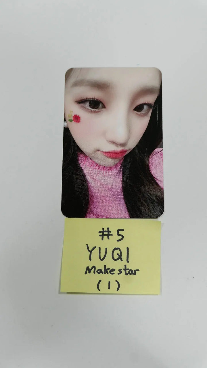 (g) I-DLE "I Burn" - Makestar Fansign Event Photocard (Ver. 