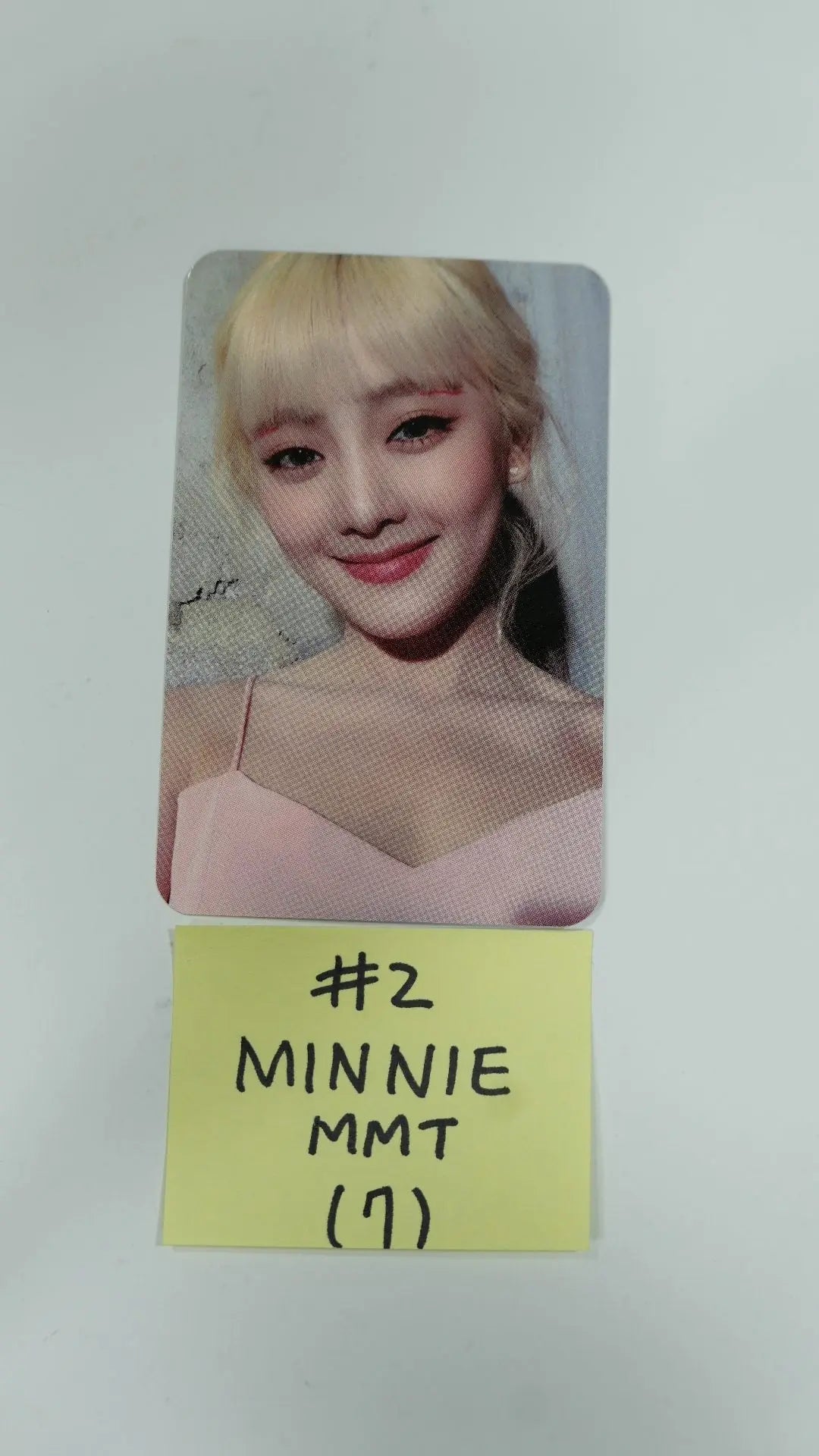 (g) I-DLE "I Burn" - MMT Fansign Event Photocard - HALLYUSUPERSTORE