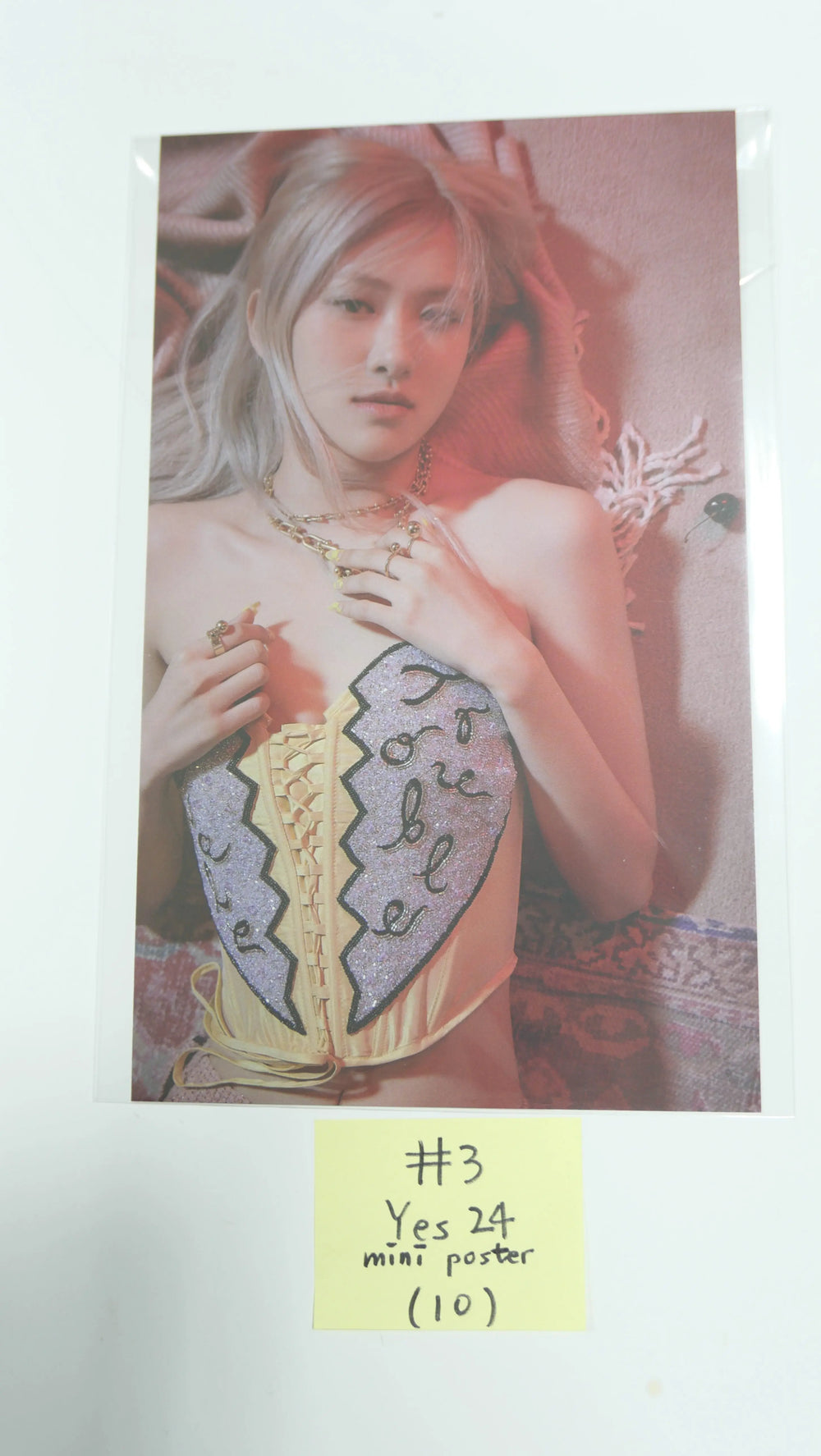 Rose (of Blackpink) -R-   YG, Ktown4u, Yes24 Pre-order photocard set - HALLYUSUPERSTORE