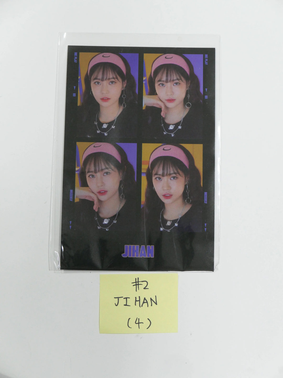Weeekly "We Play" 3rd mini - Official Postcard (updated 3.31) - HALLYUSUPERSTORE