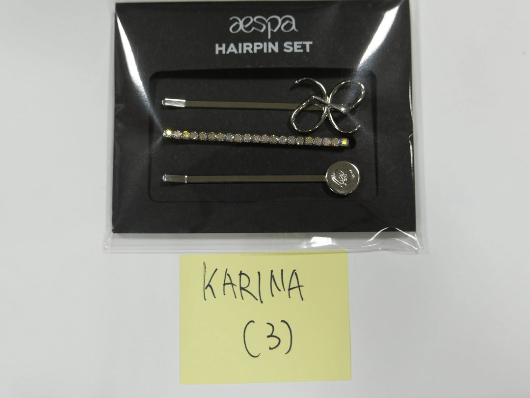 AESPA SMTOWN OFFICIAL GOODS - Grip Tok, Key Ring, Hair Pin Set - HALLYUSUPERSTORE