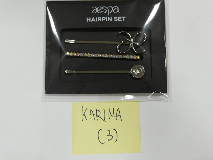 AESPA SMTOWN OFFICIAL GOODS - Grip Tok, Key Ring, Hair Pin Set - HALLYUSUPERSTORE