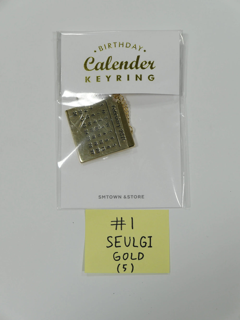 [Hot Sale] Seulgi (of Red Velvet) - Artist Birthday Keyring - HALLYUSUPERSTORE