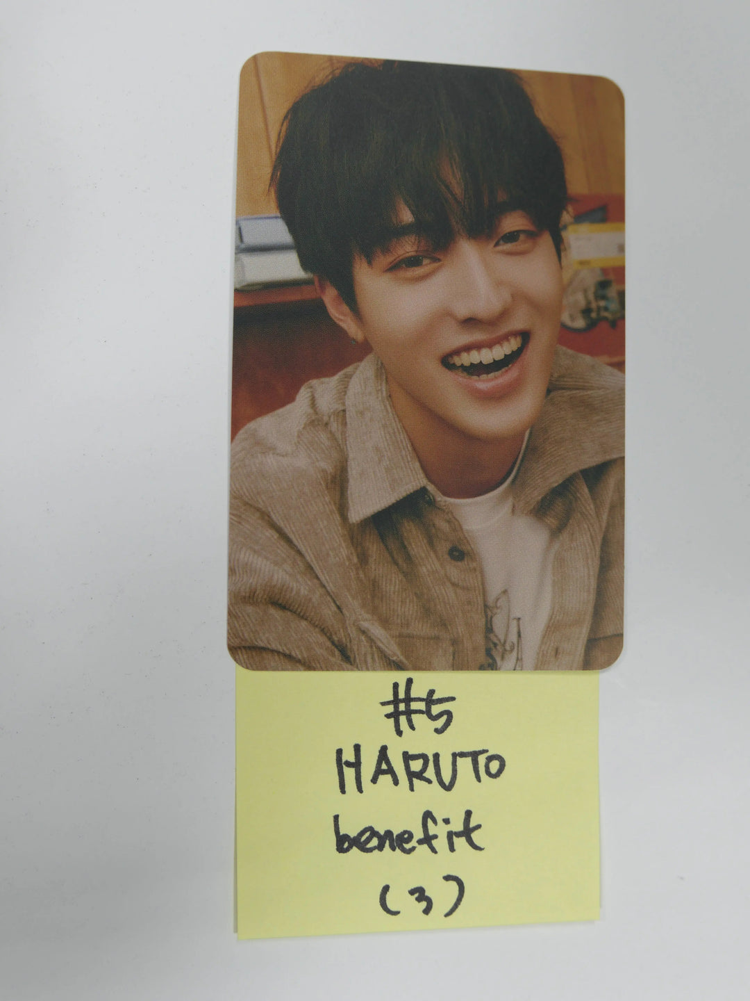 Treasure The First Step - Pre Order Photocard - Haruto - HALLYUSUPERSTORE