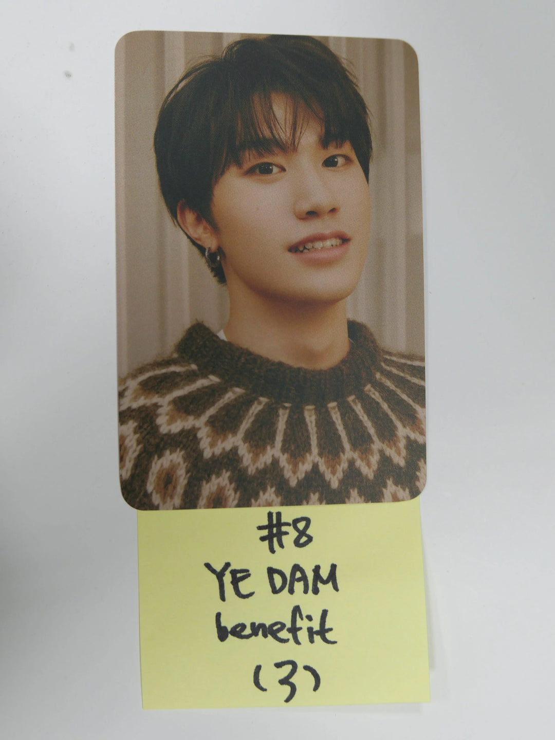Treasure The First Step - Pre Order Photocard - Yedam - HALLYUSUPERSTORE