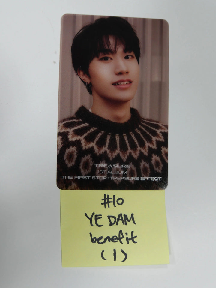 Treasure The First Step - Pre Order Photocard - Yedam - HALLYUSUPERSTORE