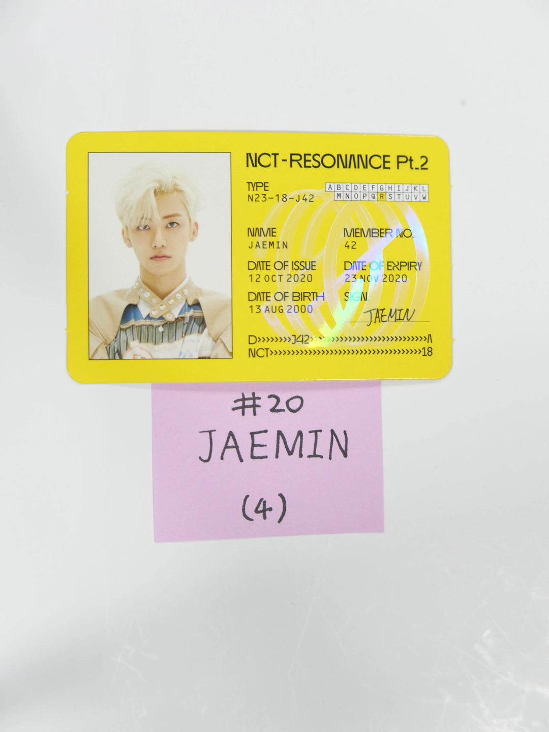 NCT U RESONANCE PT 1-2 Official Photocard - HALLYUSUPERSTORE