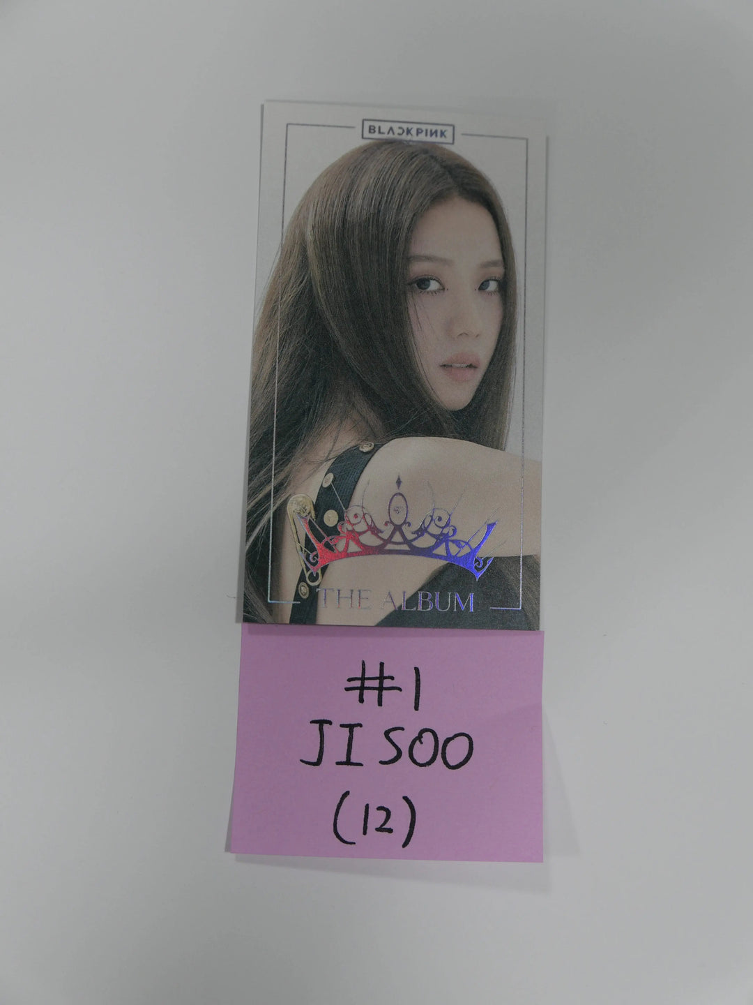 BLACKPINK 1st FULL ALBUM [THE ALBUM] PRE-ORDER BENEFIT PHOTOCARD - HALLYUSUPERSTORE