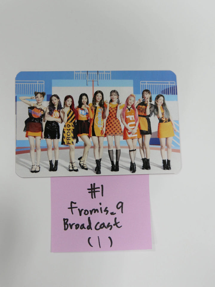 Fromis_9 BROADCAST &amp; P.O.B PHOTOCARD - HALLYUSUPERSTORE