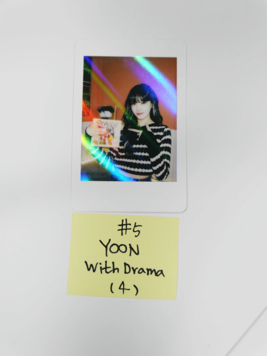 StayC [ASAP] - With Drama Hologram benefit  Polaroid Photocard - HALLYUSUPERSTORE
