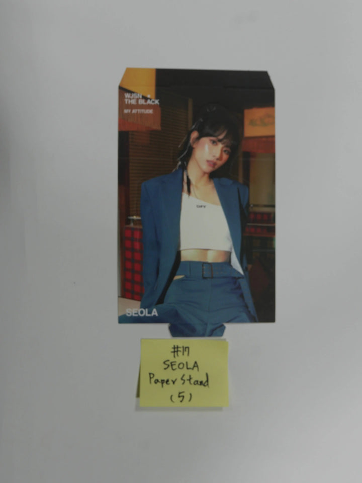 WJSN The Black "My Attitude" - Official Photocard &amp; Book Mark - HALLYUSUPERSTORE
