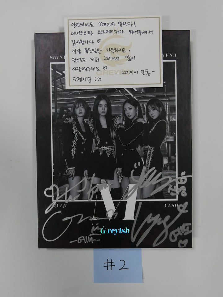 G-REYISH "M" 1st Mini - Hand Autographed(Signed) Album - HALLYUSUPERSTORE