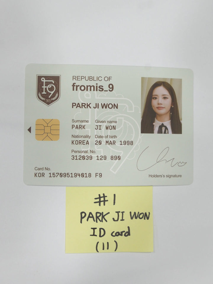 Fromis_9 "9 Way Ticket" - Official Postcard &amp; ID Card (updated 5-26) - HALLYUSUPERSTORE