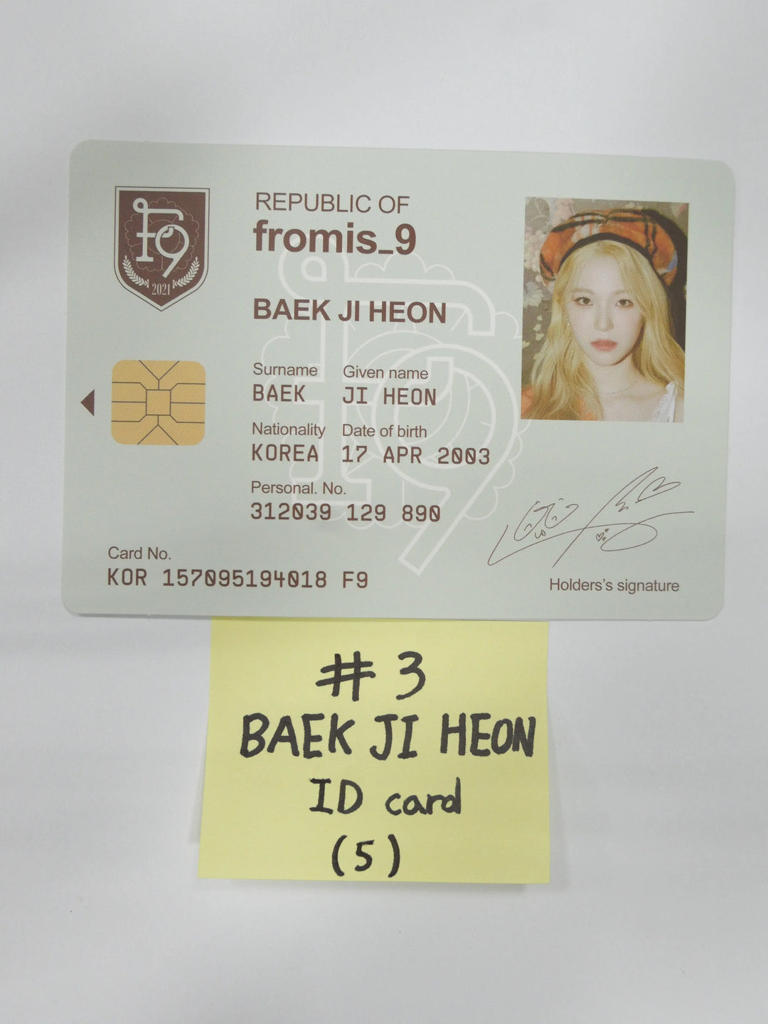 Fromis_9 "9 Way Ticket" - Official Postcard &amp; ID Card (updated 5-26) - HALLYUSUPERSTORE
