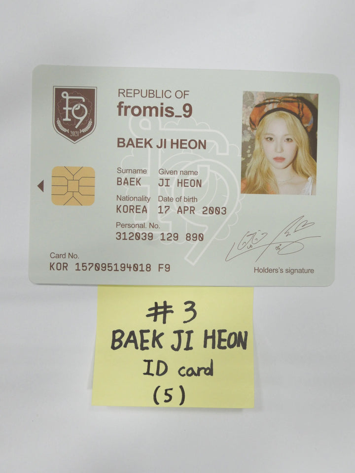 Fromis_9 "9 Way Ticket" - Official Postcard &amp; ID Card (updated 5-26) - HALLYUSUPERSTORE