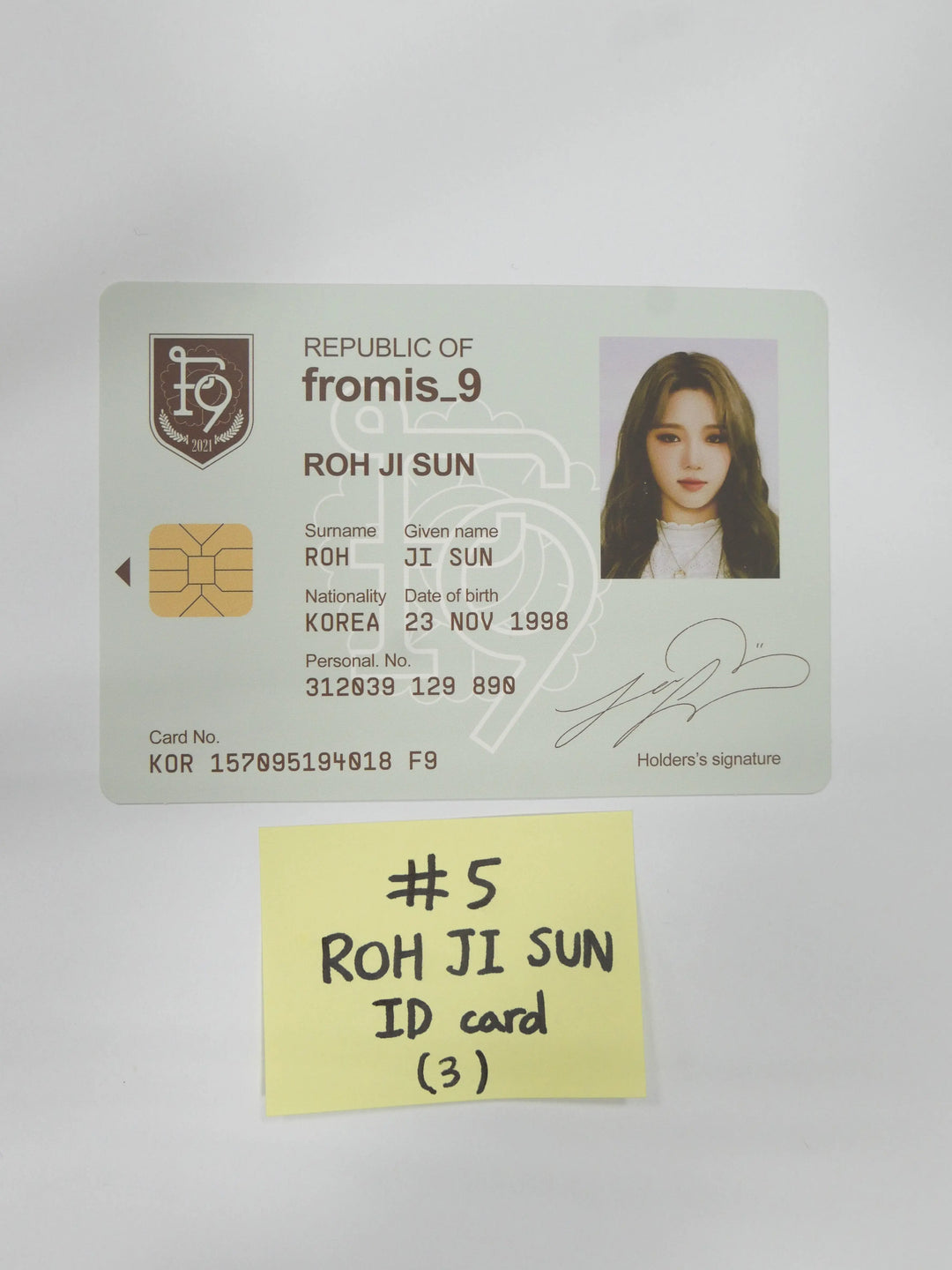 Fromis_9 "9 Way Ticket" - Official Postcard &amp; ID Card (updated 5-26) - HALLYUSUPERSTORE