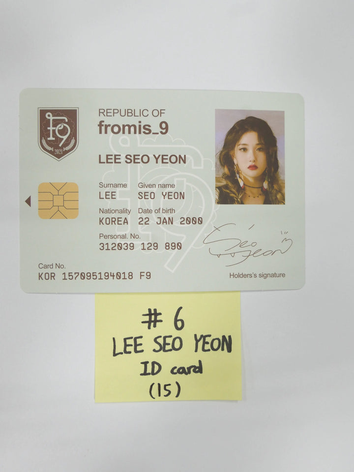 Fromis_9 "9 Way Ticket" - Official Postcard &amp; ID Card (updated 5-26) - HALLYUSUPERSTORE