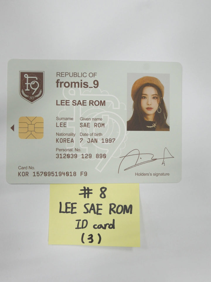 Fromis_9 "9 Way Ticket" - Official Postcard &amp; ID Card (updated 5-26) - HALLYUSUPERSTORE