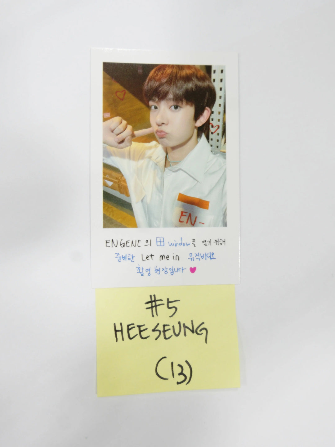Enhypen En -Connet Official Trading Polaroid Card - HALLYUSUPERSTORE
