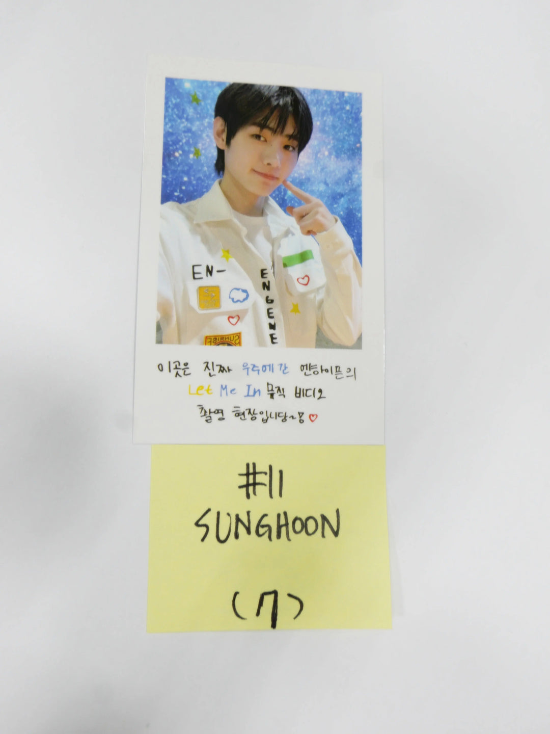 Enhypen En -Connet Official Trading Polaroid Card - HALLYUSUPERSTORE