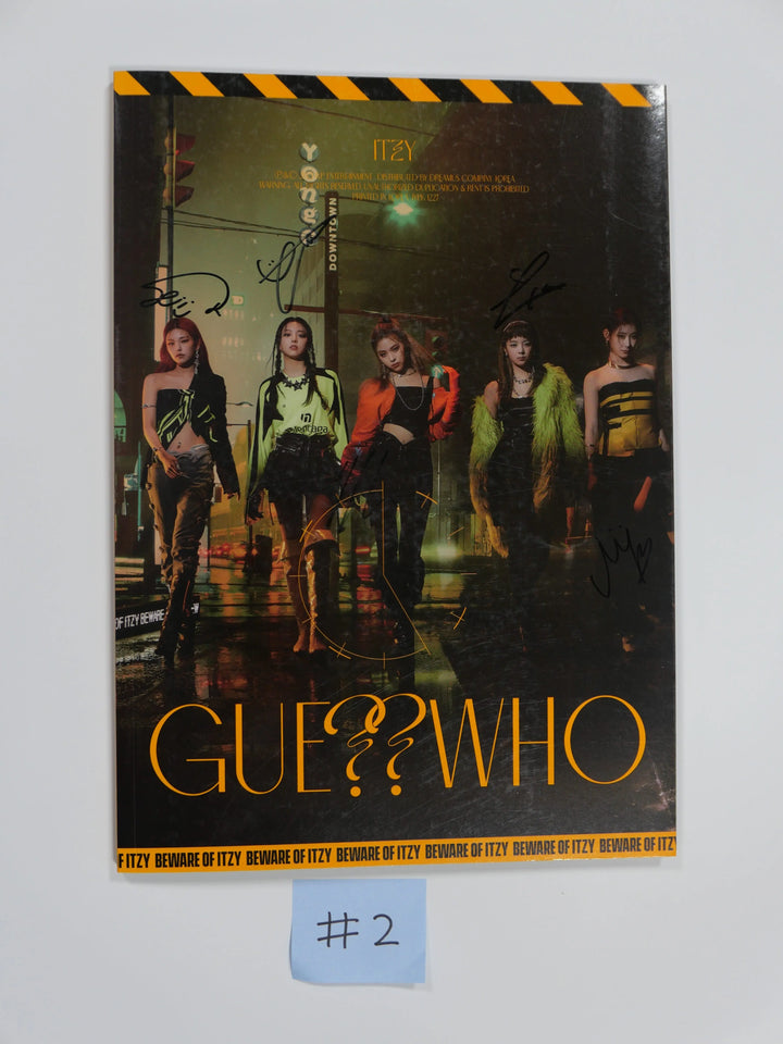 Itzy "Guess Who" - Autographed (Signed) Promo Album - HALLYUSUPERSTORE
