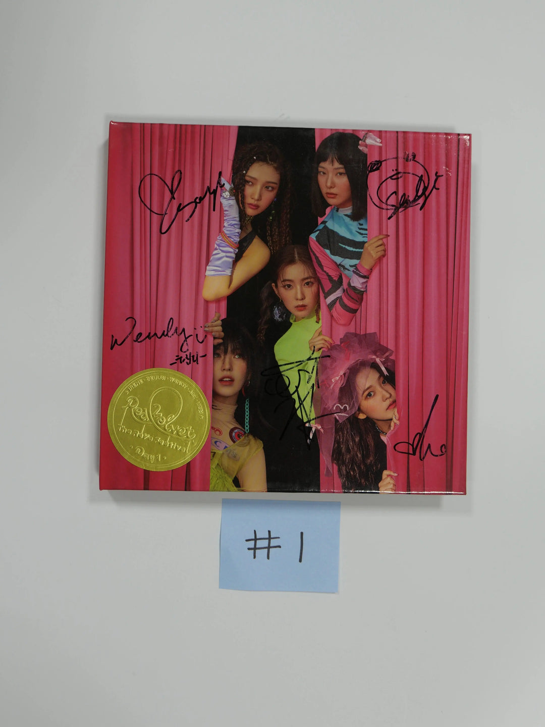 Red Velvet "The Reve Festival Day1" - Autographed (Signed) Promo Album - HALLYUSUPERSTORE