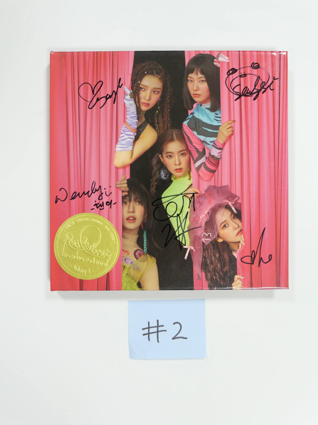Red Velvet "The Reve Festival Day1" - Autographed (Signed) Promo Album - HALLYUSUPERSTORE