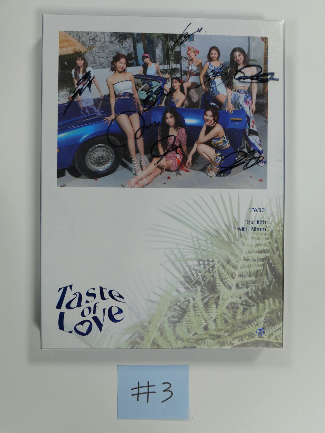 Twice "Taste Of Love" - Autographed (Signed) Promo Album - HALLYUSUPERSTORE