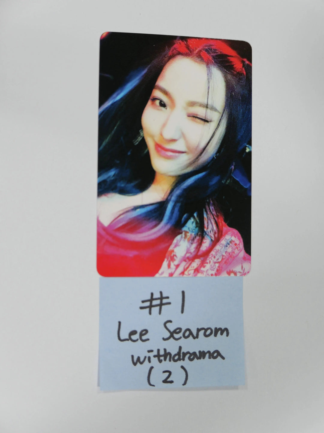 Fromis_9 "9 Way Ticket" -WithDrama Fan Sign Event Photocard - HALLYUSUPERSTORE