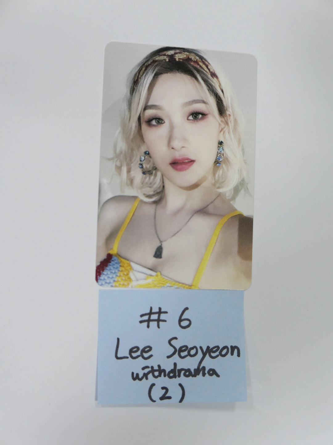 Fromis_9 "9 Way Ticket" -WithDrama Fan Sign Event Photocard - HALLYUSUPERSTORE