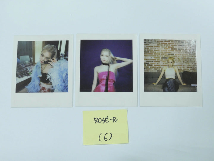 BLACKPINK ROSE Photocard - Instax Film , Photocard Set (3EA) &amp; Pre-order Benefit Photocard Set (2EA) [ Updated 6/28 ] - HALLYUSUPERSTORE