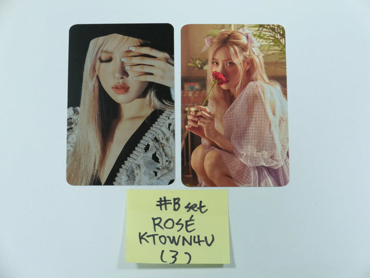 BLACKPINK ROSE Photocard - Instax Film , Photocard Set (3EA) &amp; Pre-order Benefit Photocard Set (2EA) [ Updated 6/28 ] - HALLYUSUPERSTORE