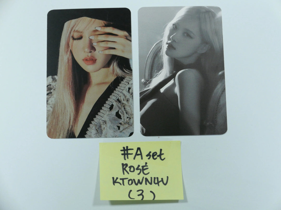 BLACKPINK ROSE Photocard - Instax Film , Photocard Set (3EA) &amp; Pre-order Benefit Photocard Set (2EA) [ Updated 6/28 ] - HALLYUSUPERSTORE