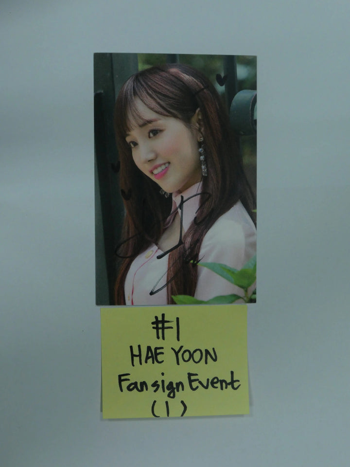 Cherry Bullet - Fansign Winner Event Hand Autograpted (Sign) &amp; Album Photocard - HALLYUSUPERSTORE