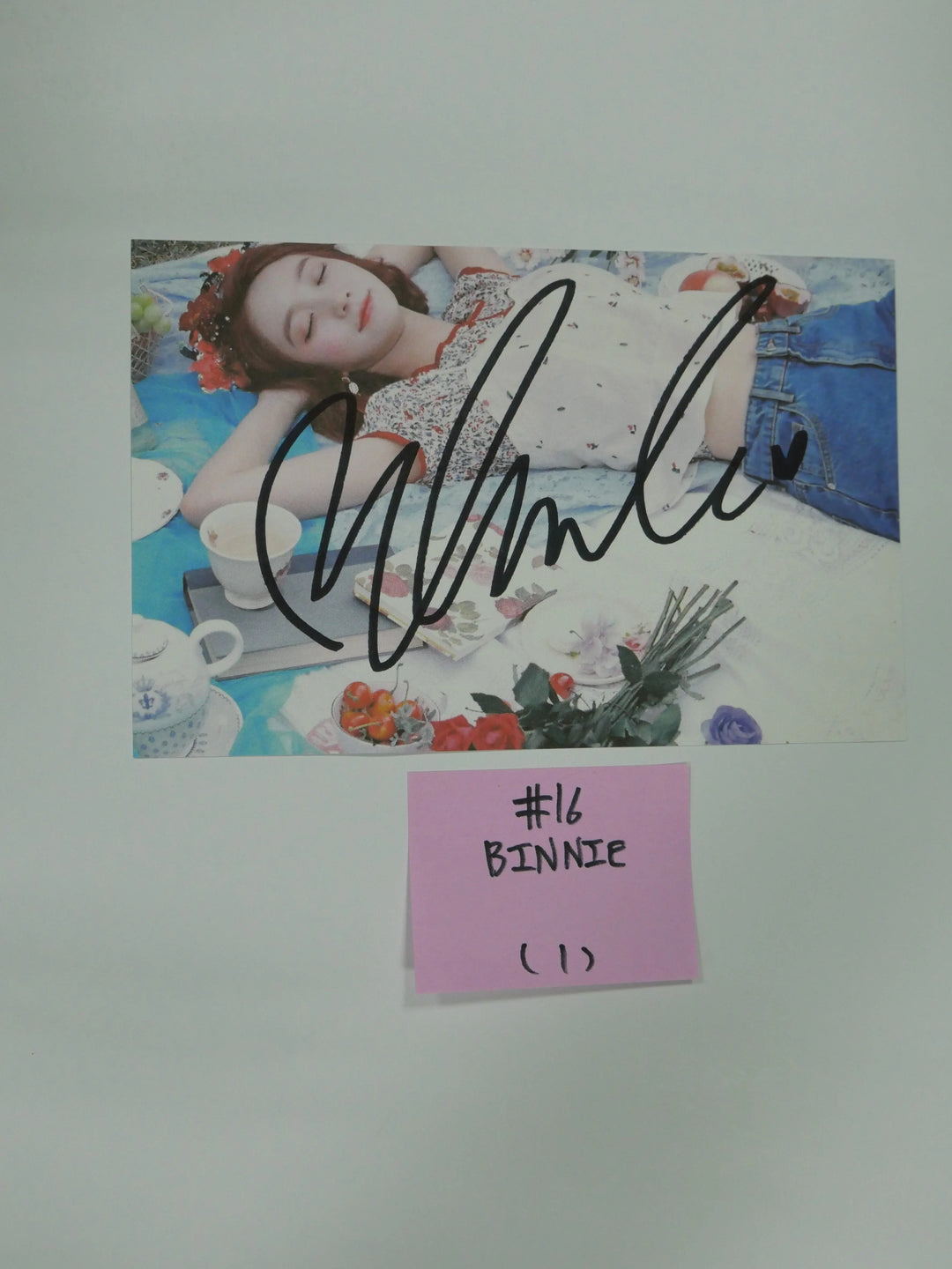 Oh My Girl - A Cut Page From Fansign Event Albums - HALLYUSUPERSTORE