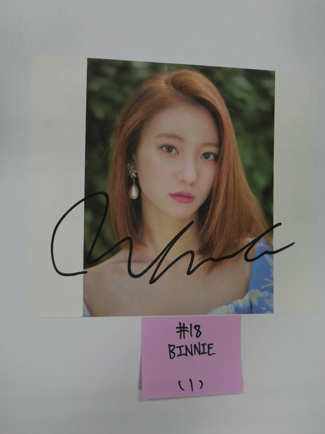 Oh My Girl - A Cut Page From Fansign Event Albums - HALLYUSUPERSTORE
