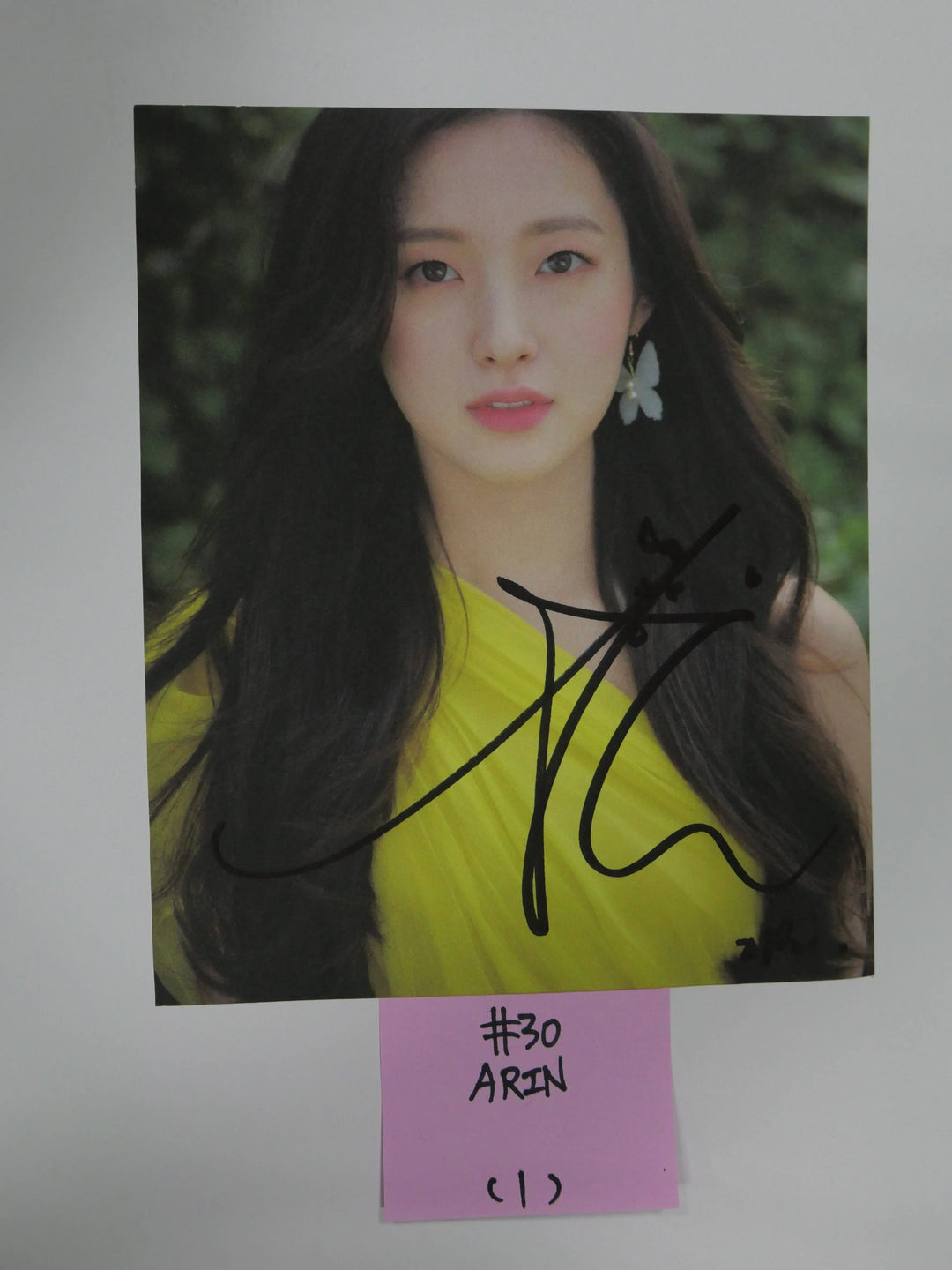Oh My Girl - A Cut Page From Fansign Event Albums - HALLYUSUPERSTORE