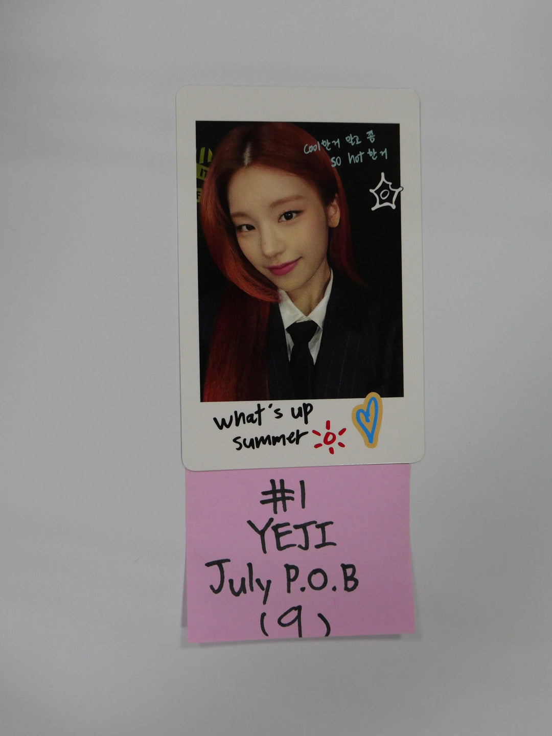 Itzy - No Bad Days- July (Surf Your Summer)  - Pre-order Benefit Polaroid Photocard - HALLYUSUPERSTORE