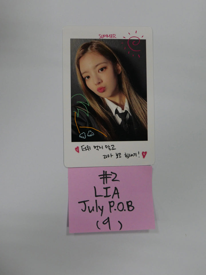 Itzy - No Bad Days- July (Surf Your Summer)  - Pre-order Benefit Polaroid Photocard - HALLYUSUPERSTORE
