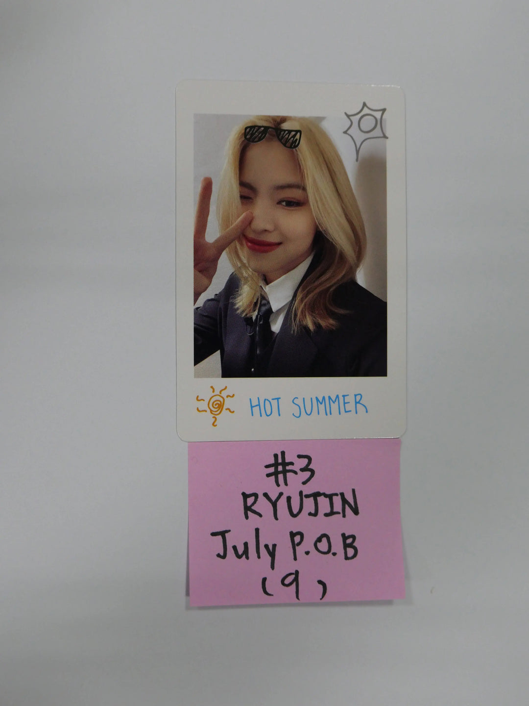 Itzy - No Bad Days- July (Surf Your Summer)  - Pre-order Benefit Polaroid Photocard - HALLYUSUPERSTORE