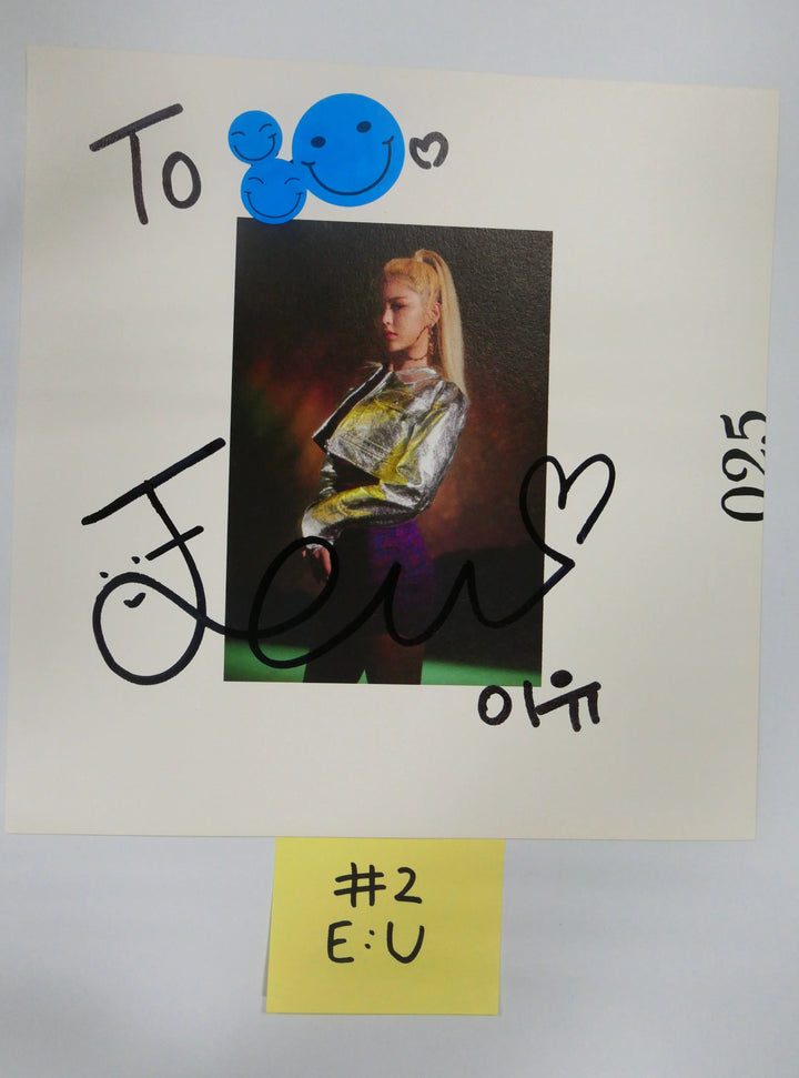 Everglow - A Cut Page From Fansign Event Albums - HALLYUSUPERSTORE