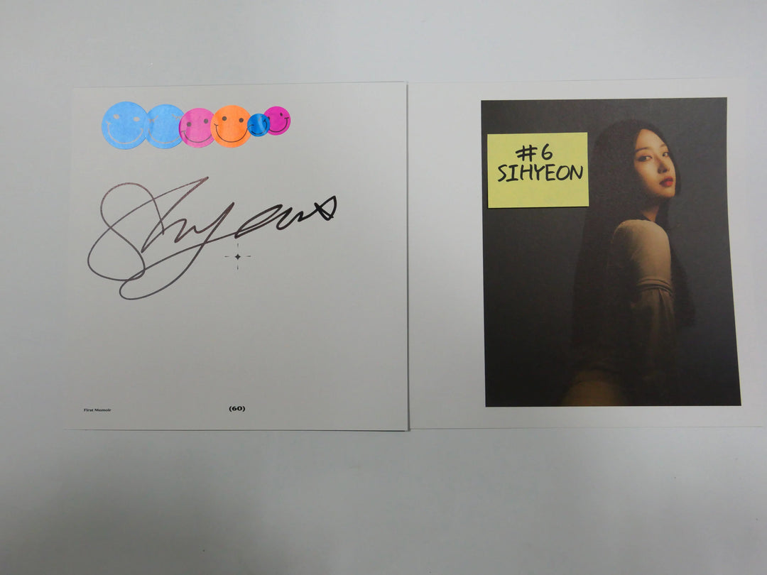 Everglow - A Cut Page From Fansign Event Albums - HALLYUSUPERSTORE