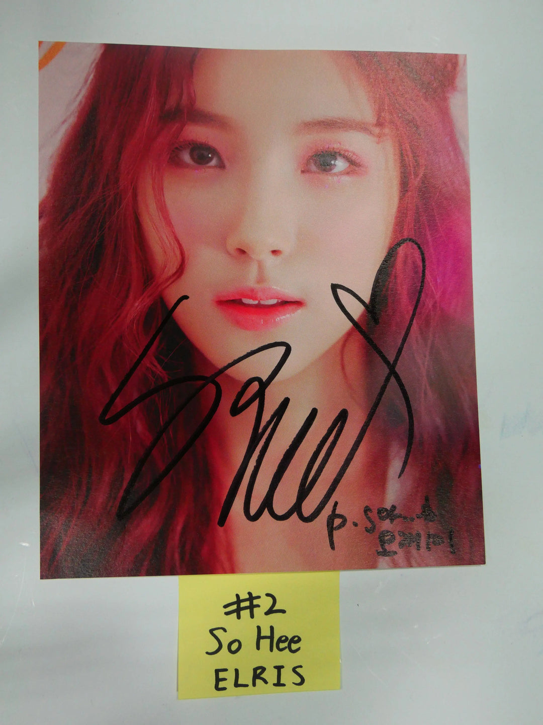 Loona, Dream Note, Pink Fantasy, High Teen - A Cut Page From Fansign Event Albums - HALLYUSUPERSTORE