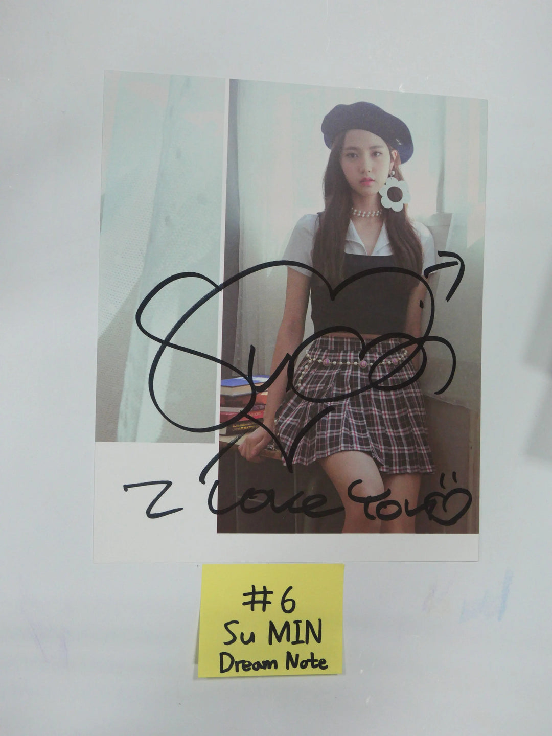 Loona, Dream Note, Pink Fantasy, High Teen - A Cut Page From Fansign Event Albums - HALLYUSUPERSTORE