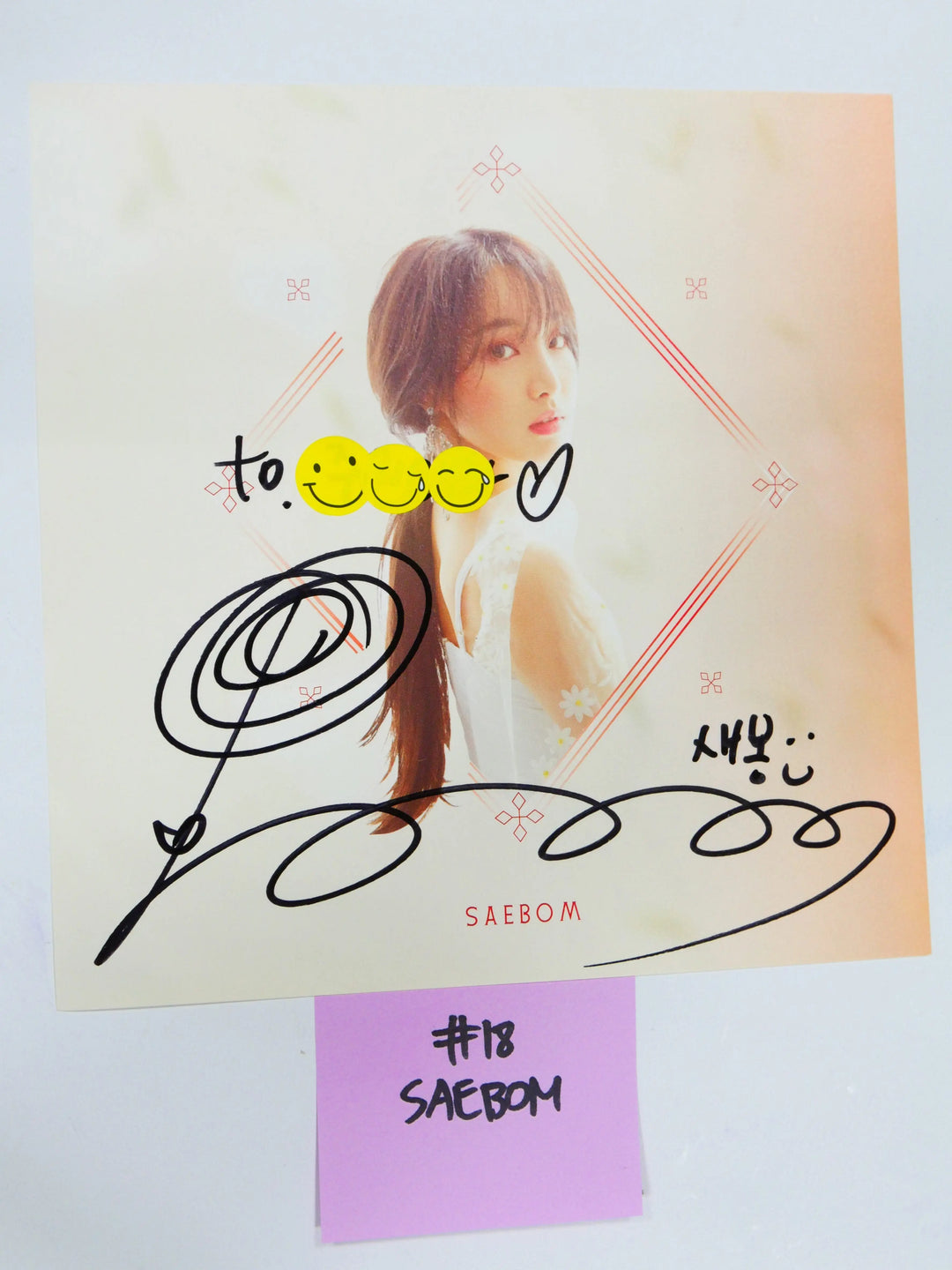 Nature - A Cut Page From Fansign Event Albums (SO HEE, AURORA, SAE BOM) - HALLYUSUPERSTORE